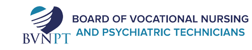 California Board of Vocational Nursing and Psychiatric Technicians logo