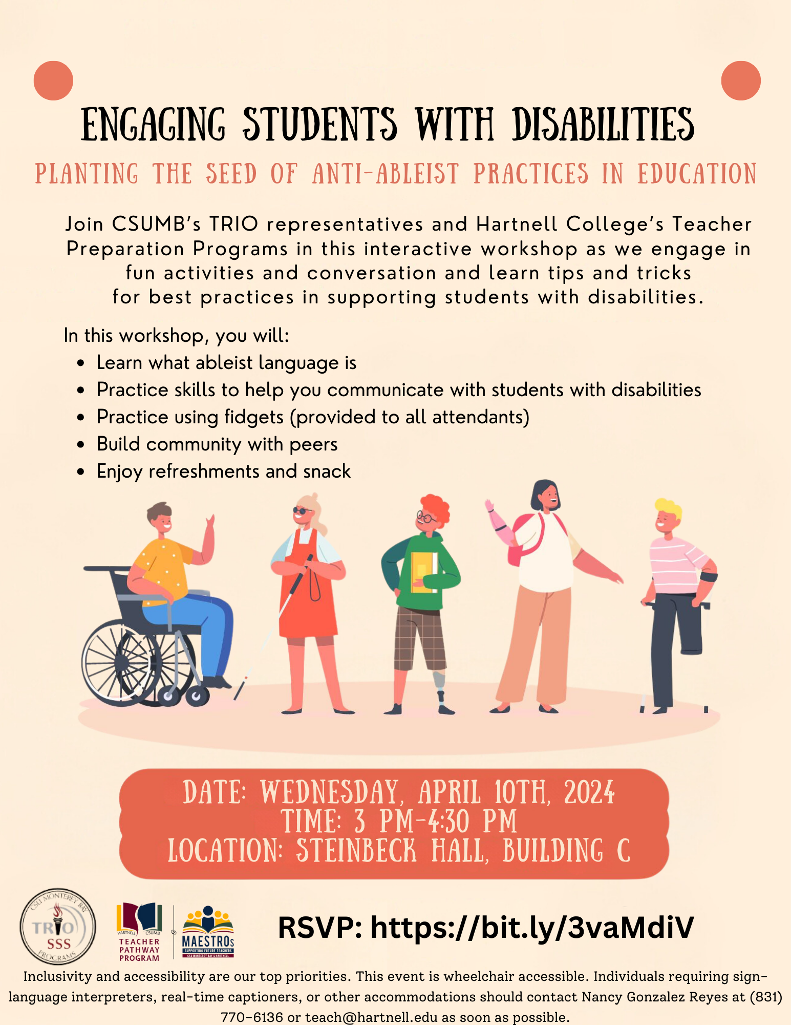 Engaging Student with Disabilities Flyer